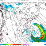 **ALERTA** Ciclone e frente fria trarão chuva, vento forte e risco de temporais