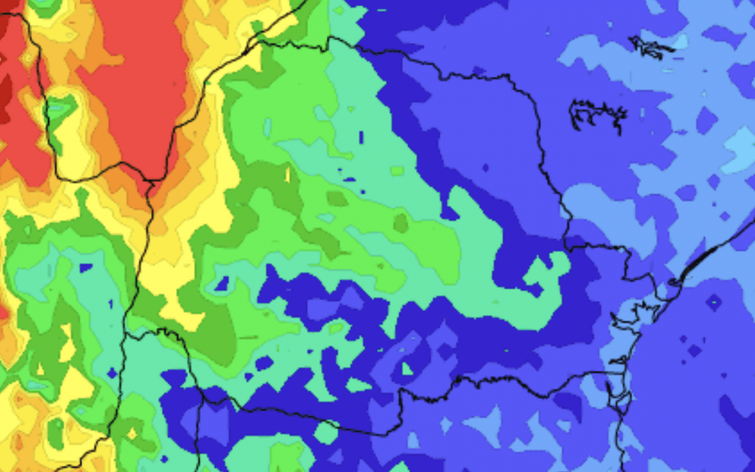 Novo episódio de chuva no Rio Grande do Sul e Sul do Brasil