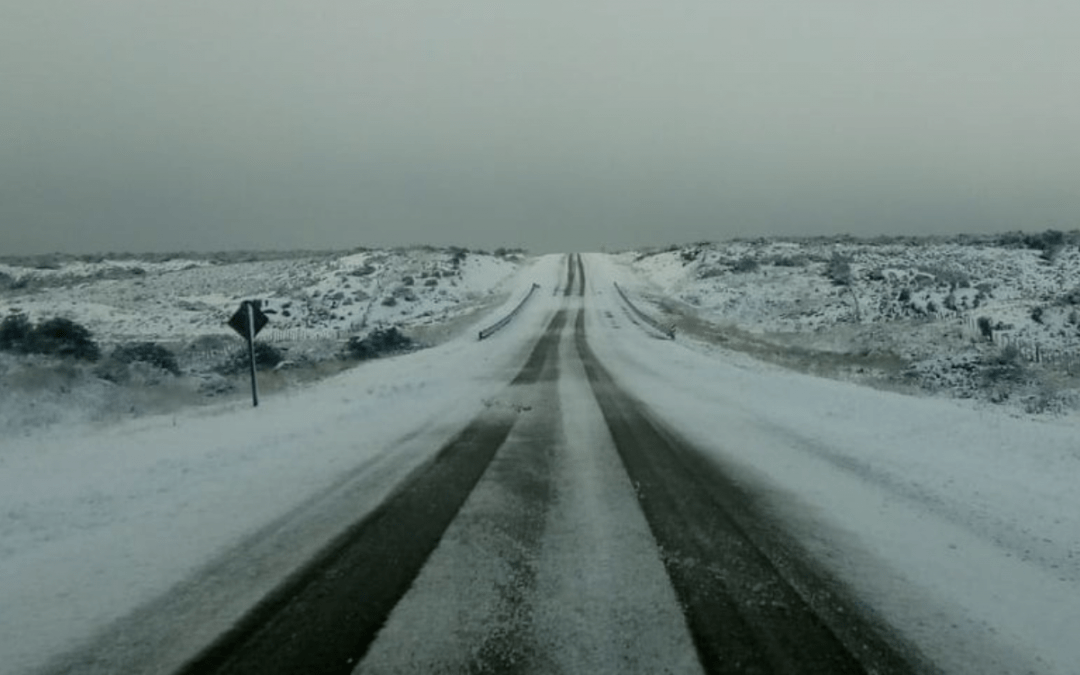 Ar polar traz neve na Argentina