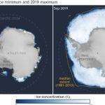 Gelo em mar da Antártida tem redução enorme desde 2016