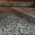 Granizo atinge Montevidéu