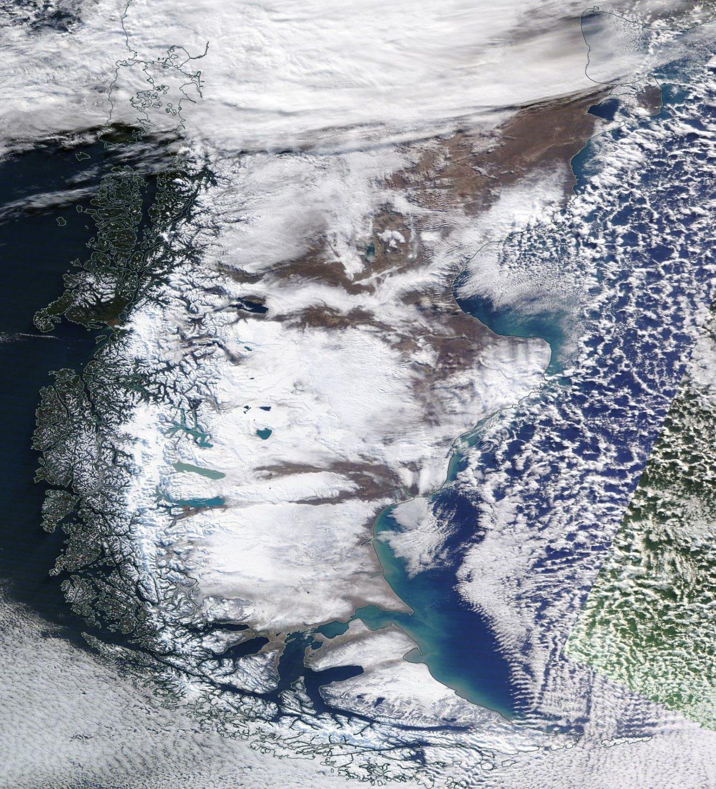 Muita neve e quase 17°C abaixo de zero na Argentina