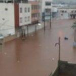 Muita chuva em Santa Catarina e no Paraná