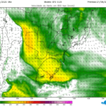 **ALERTA** Vento Norte de 70 km/h a 90 km/h