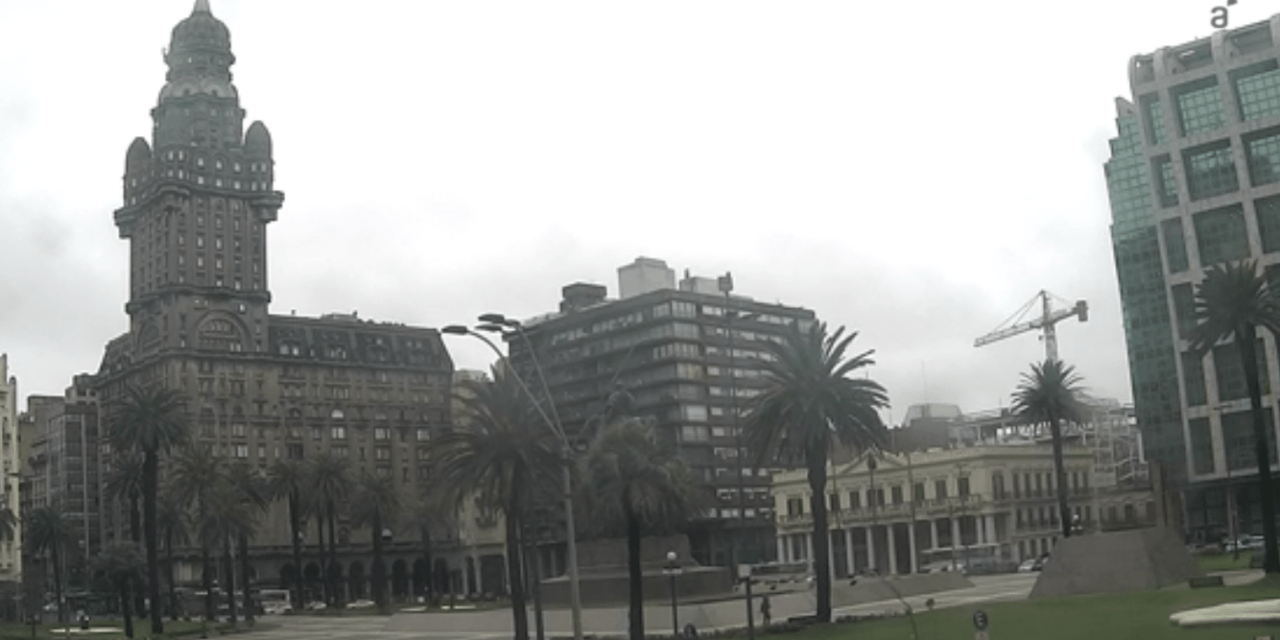 Chuva forte e vento no Uruguai