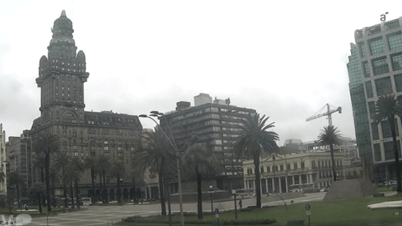 Chuva forte e vento no Uruguai