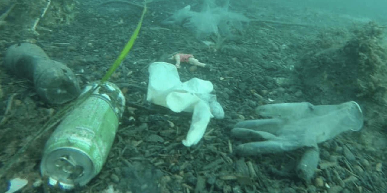 Epidemia traz novo problema ambiental: luvas e máscaras no mar