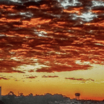 Calorão antes de uma brusca mudança do tempo