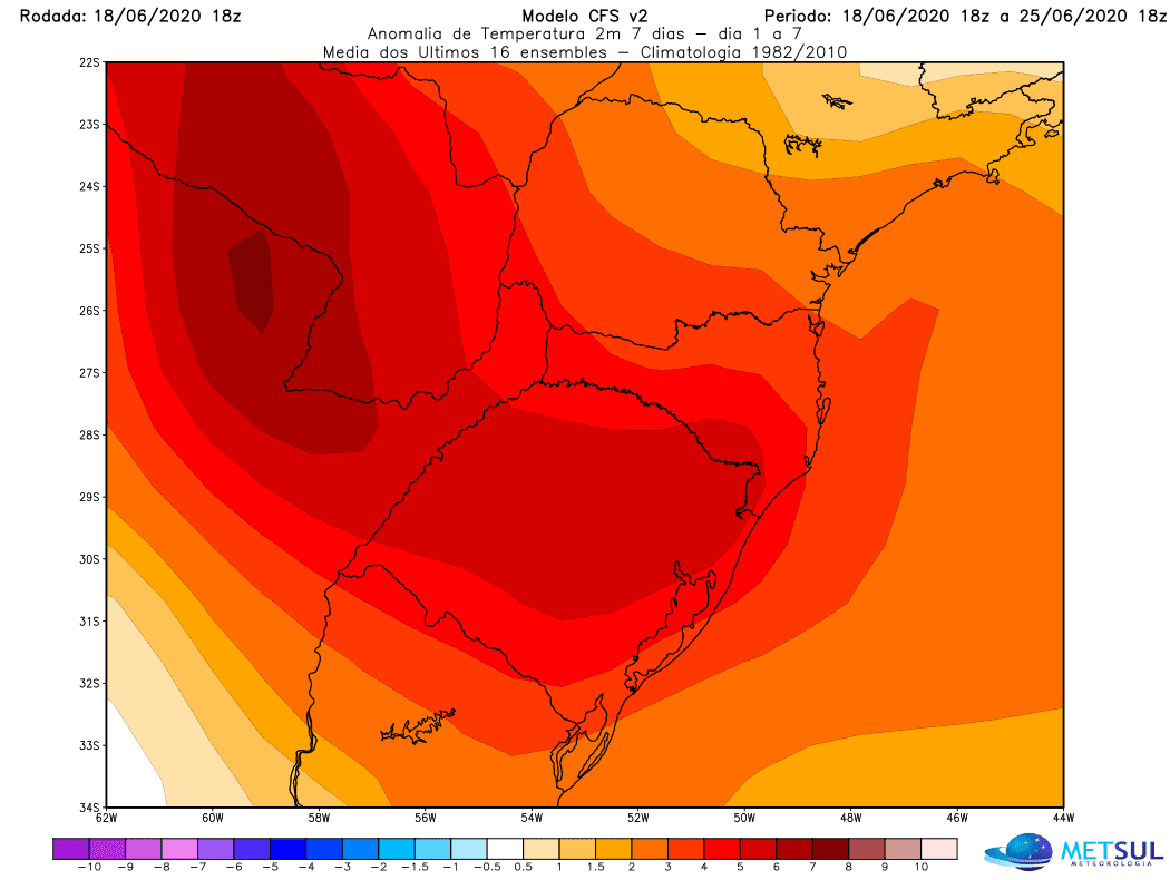 Sem frio intenso tão cedo
