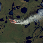 Calor de dar praia na Sibéria