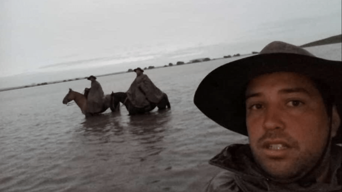 O pampa virou lagoa