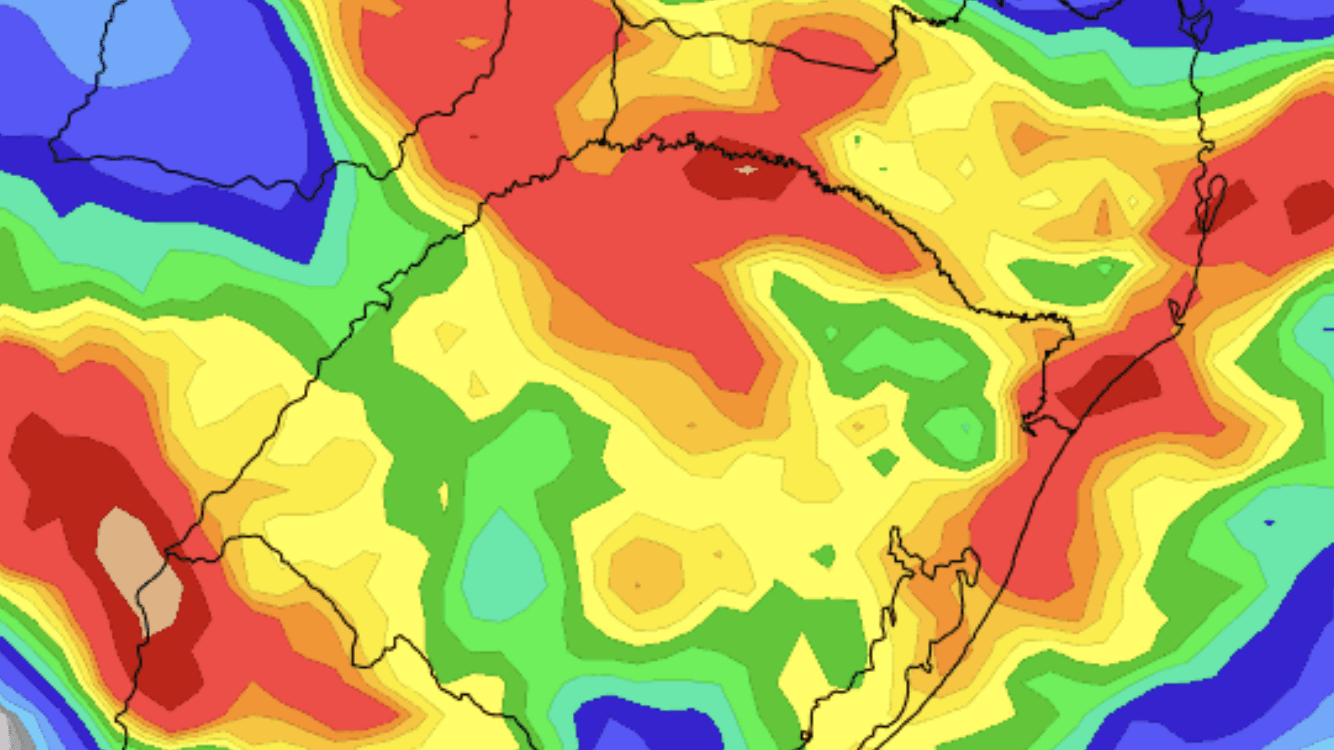 **ATENÇÃO** Segunda metade da semana terá muita chuva