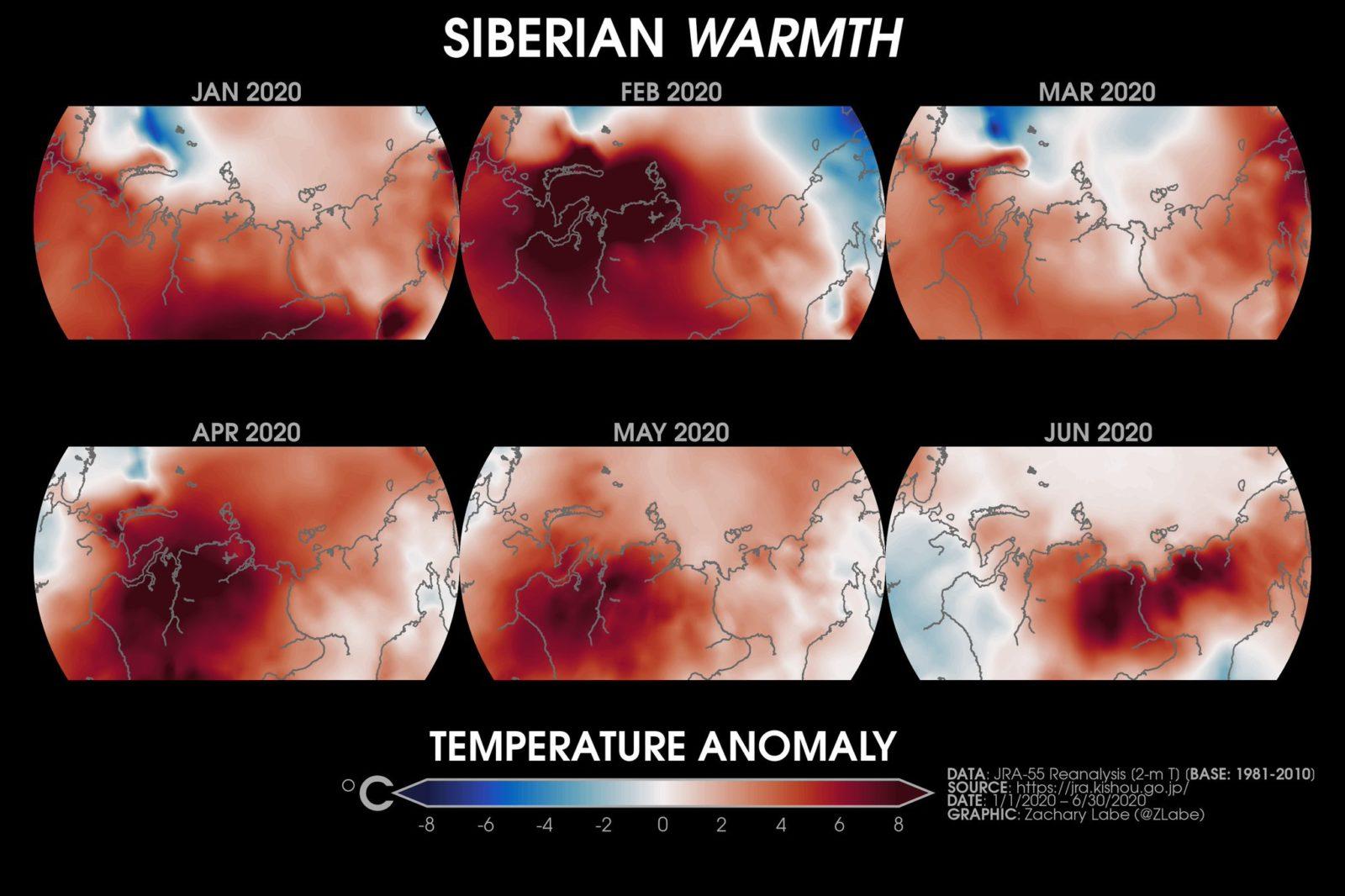 Calor histórico na Sibéria seria “impossível” sem mudanças do clima pelo homem