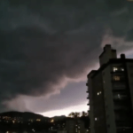 Temporal atinge a divisa do Rio Grande do Sul com Santa Catarina