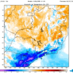 Previsão do tempo – Chuva e forte queda da temperatura em São Paulo e Rio de Janeiro
