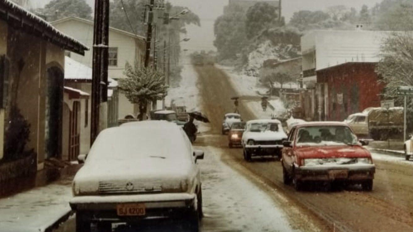Há 30 anos, uma grande nevada no Sul do Brasil