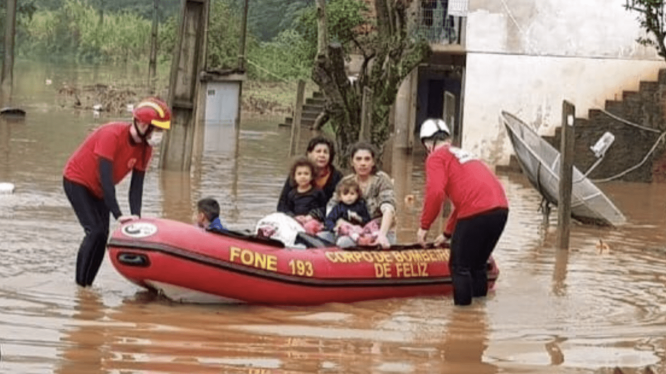 Chuva do ciclone foi histórica e teve recordes para julho