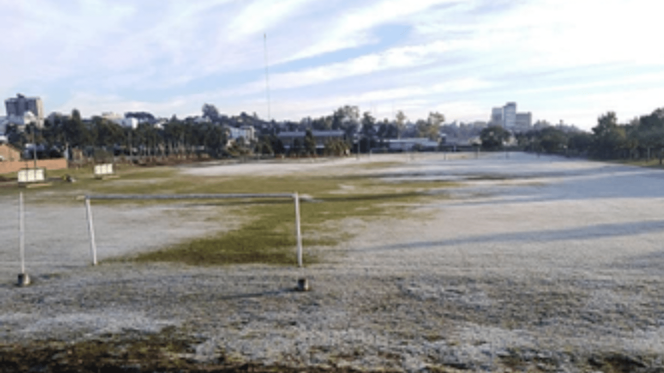 Frio e gelo no Paraguai