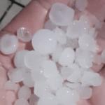 Granizo atinge a Grande Porto Alegre e o Litoral Norte