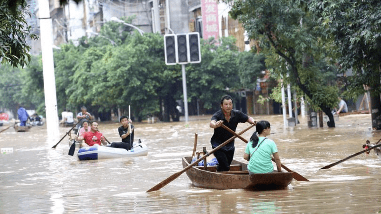 Dezenas de milhões atingidos por enchentes na China