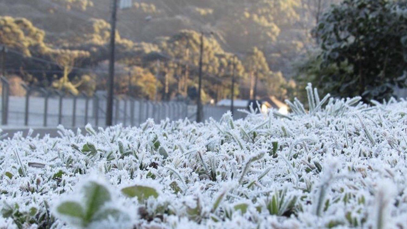 Previsão do tempo – Domingo começará com frio intenso e muita geada
