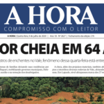 Cheias históricas e o ciclone nas capas dos jornais de hoje