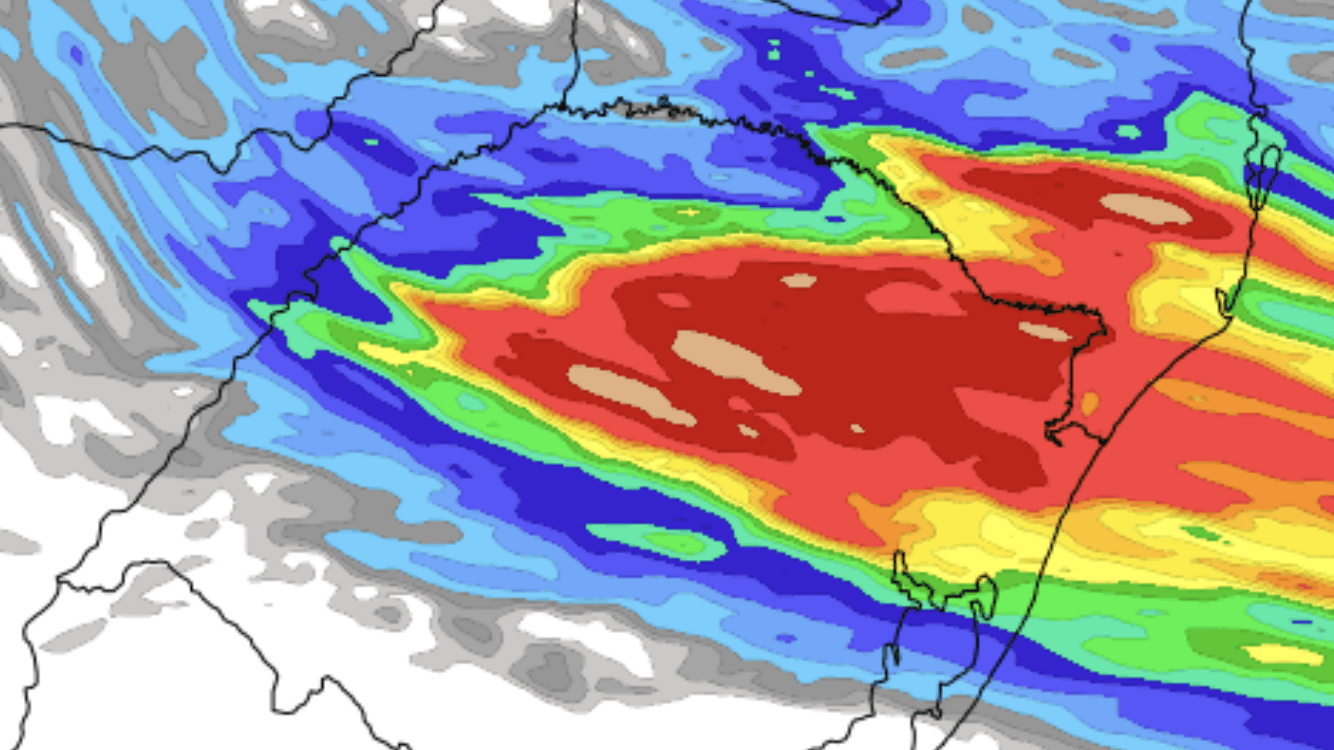 **ALERTA** Alerta de temporais e chuva localmente intensa