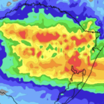 **ALERTA** Chuva volumosa nas áreas sob enchentes