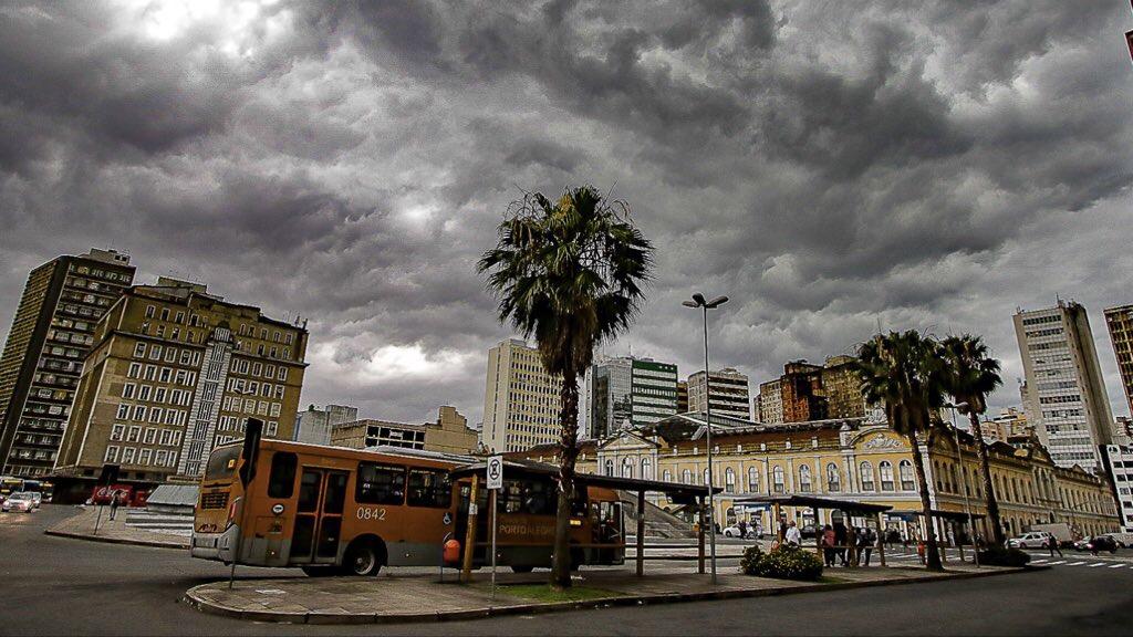 Previsão do tempo – Muita chuva em Porto Alegre