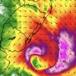 Previsão do tempo – Ciclone vai se formar a Sudeste do Rio Grande do Sul