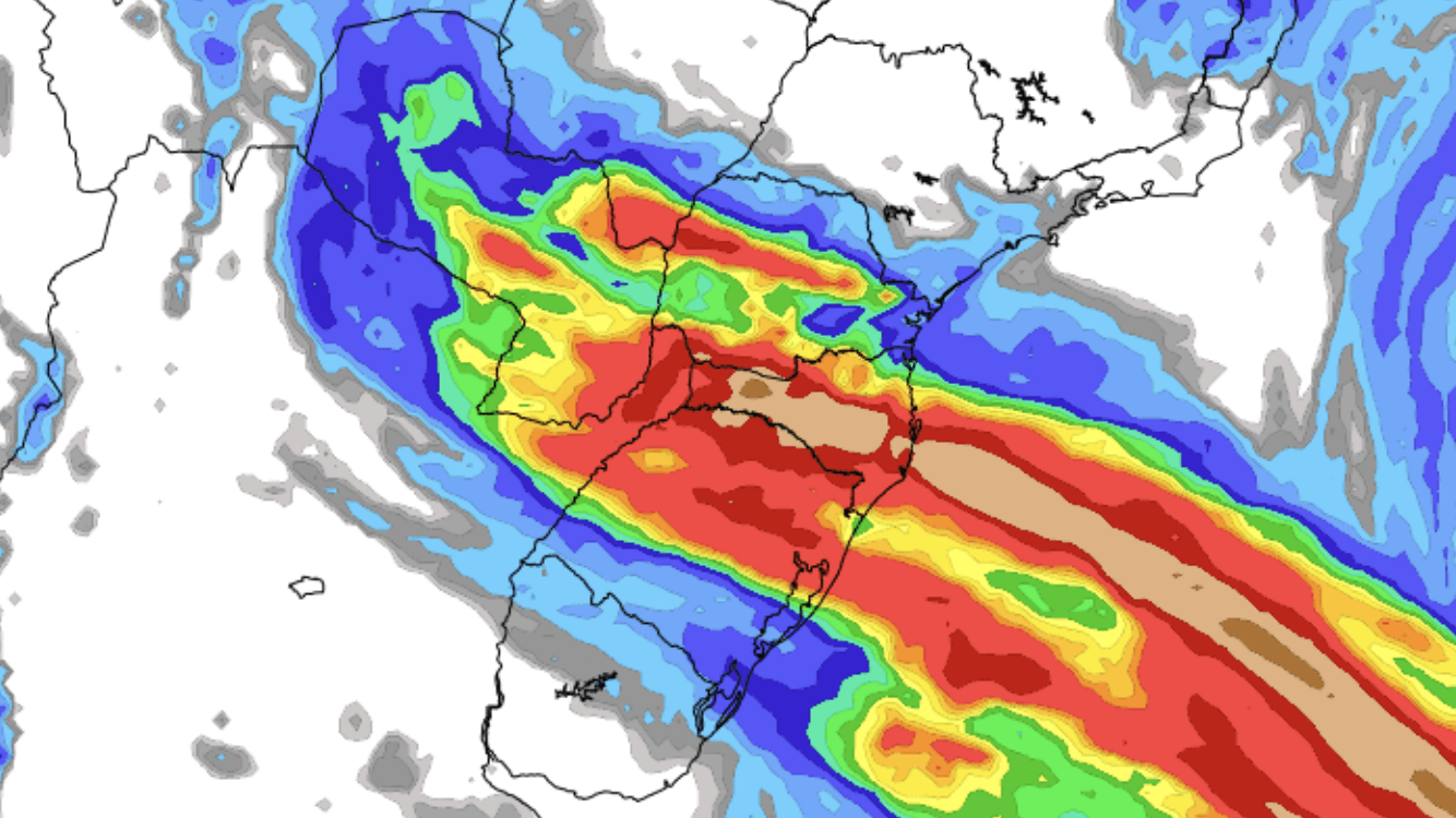 Previsão do tempo – Grande virada no Sul, Sudeste e Centro-Oeste