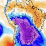*ALERTA* Poderosa incursão polar com potencial histórico e de neve afetará metade do Brasil