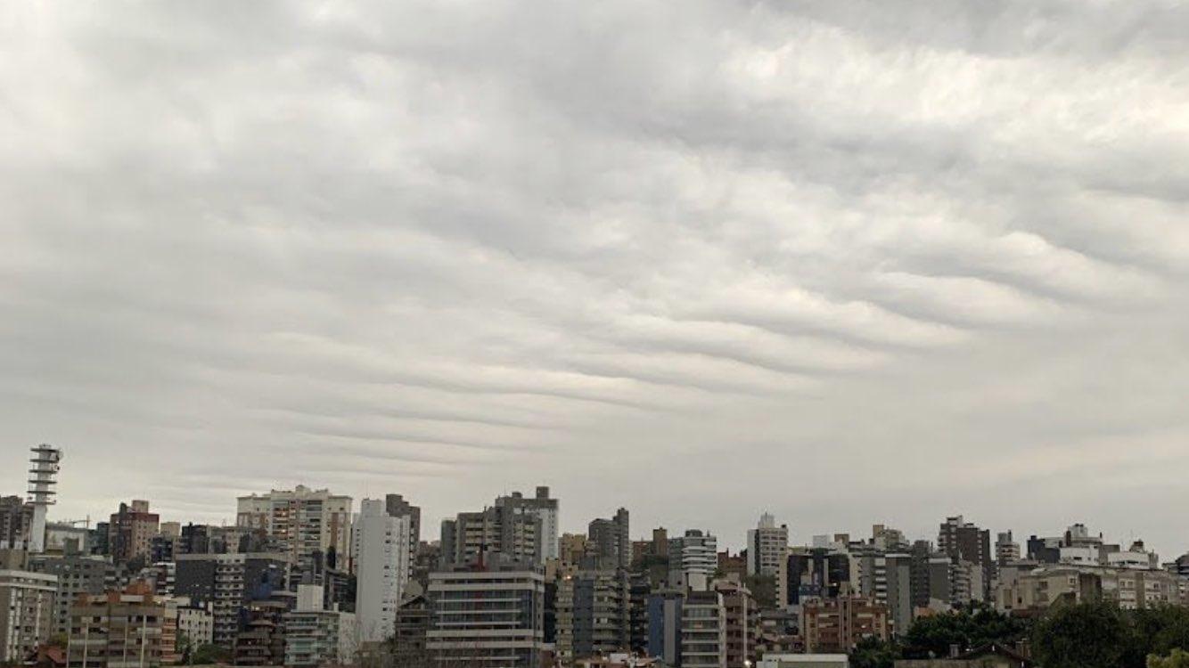 Previsão do tempo – Chuva e gelado em Porto Alegre