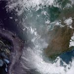 Fumaça de queimadas cobre 6 milhões de quilômetros quadrados