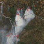 Fumaça de grandes queimadas no Mato Grosso chega ao Rio Grande do Sul