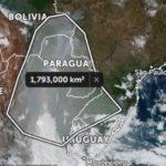 Fumaça cobre 2,6 milhões de km² na América do Sul