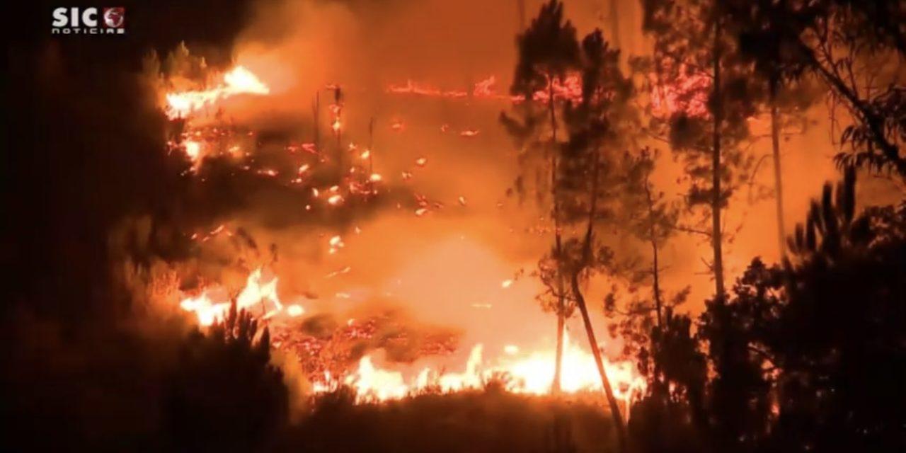 Portugal enfrenta canícula e onda de incêndios