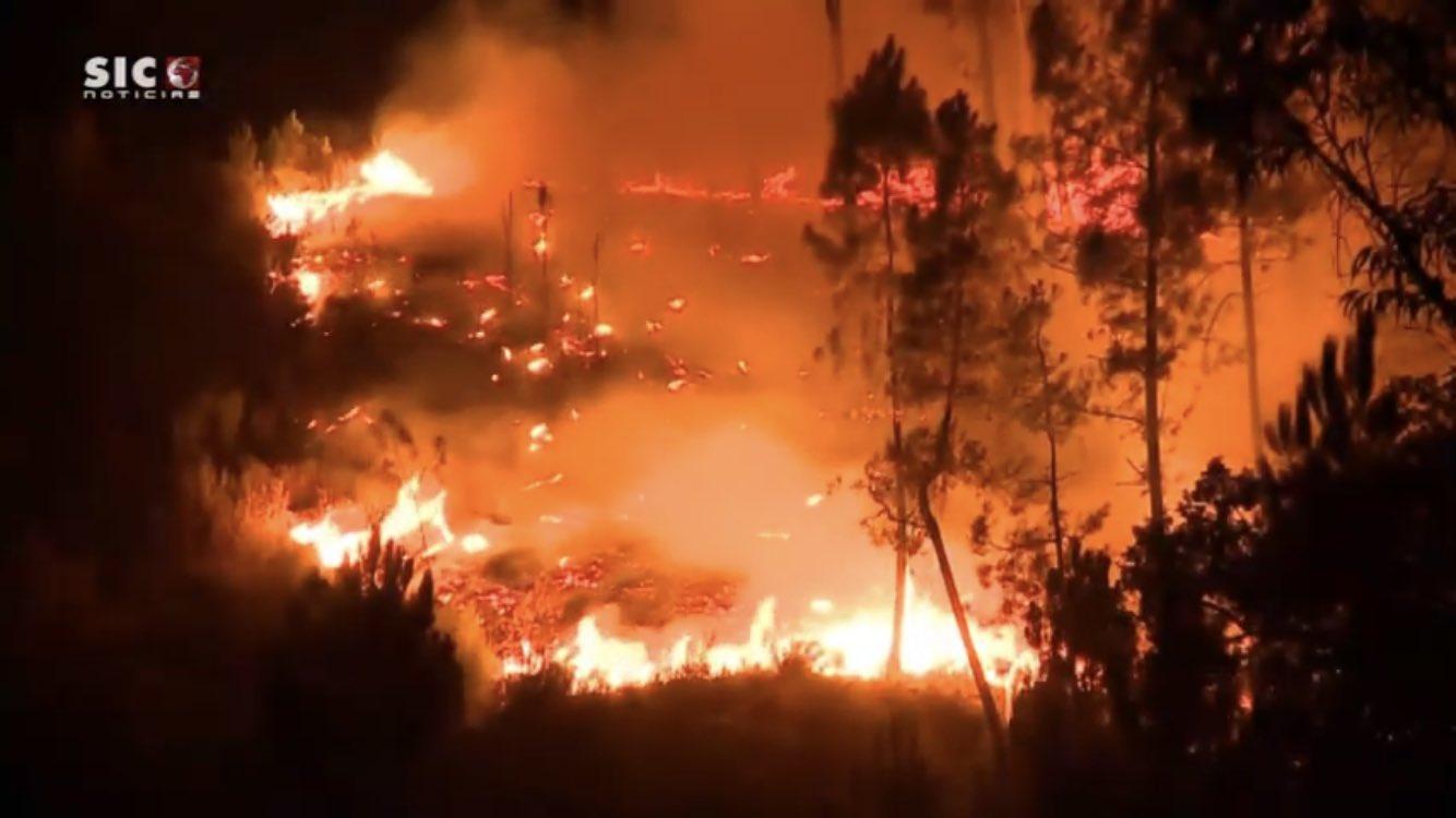Portugal enfrenta canícula e onda de incêndios