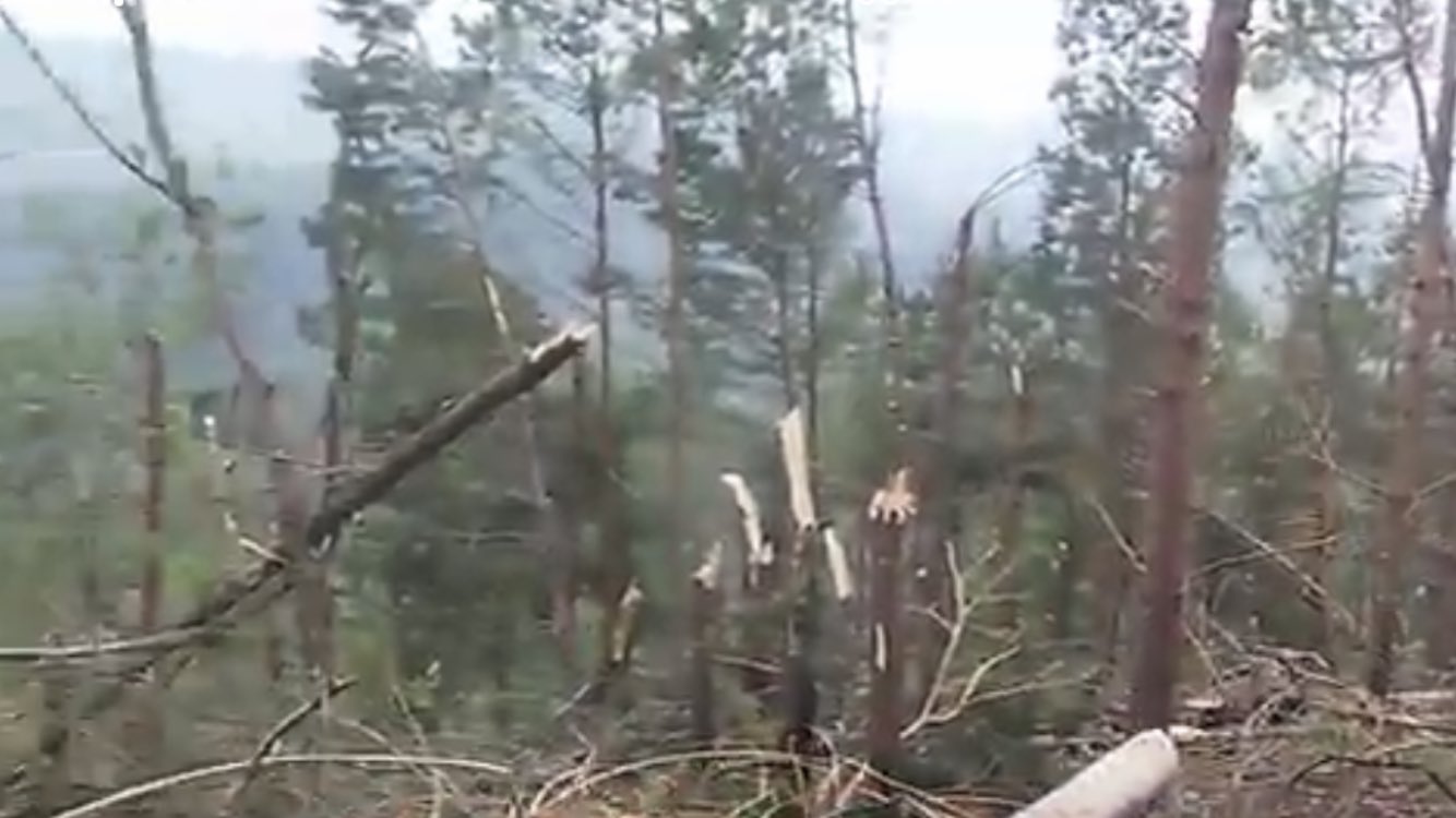 Tornado atingiu fronteira da Argentina com o Rio Grande do Sul
