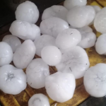 Tormentas severas e granizo muito grande no Uruguai