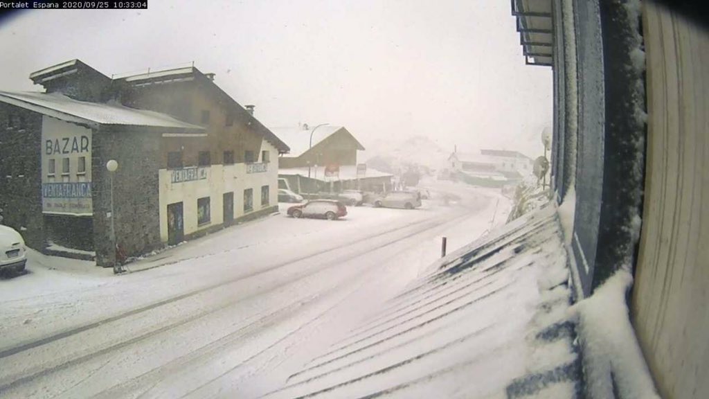 Frio chega cedo a Portugal e Espanha com neve