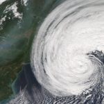 A incrível imagem do furacão Teddy