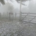 Forte temporal de granizo atinge a fronteira gaúcha