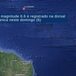 Forte terremoto no oceano ao Norte do Ceará