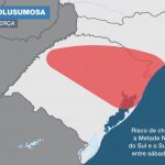 **ALERTA** Aviso de chuva volumosa e temporais