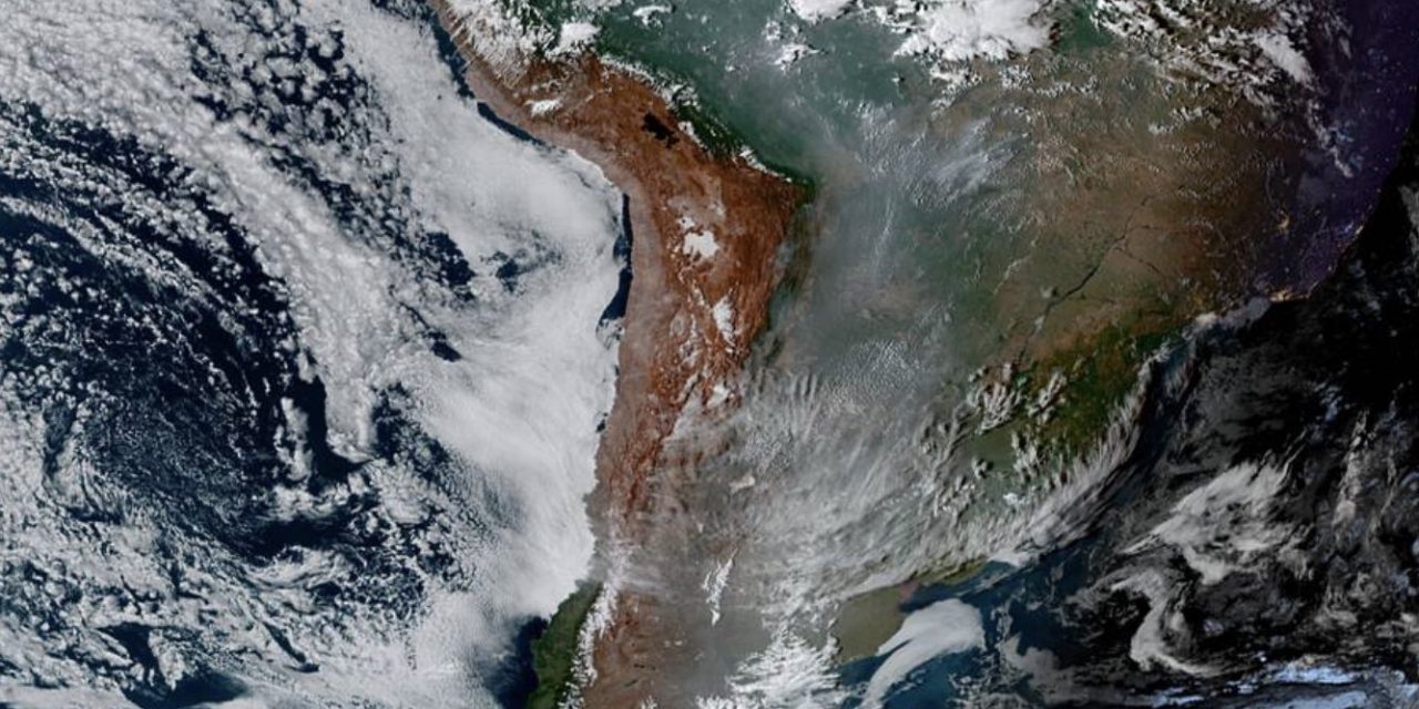 Fumaça da Amazônia e Pantanal chegou ao Norte da Patagônia