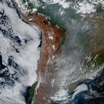 Fumaça da Amazônia e Pantanal chegou ao Norte da Patagônia