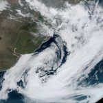 Ciclone no Atlântico Sul