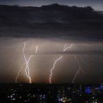 **ATENÇÃO** Período de alto risco de tempestades fortes