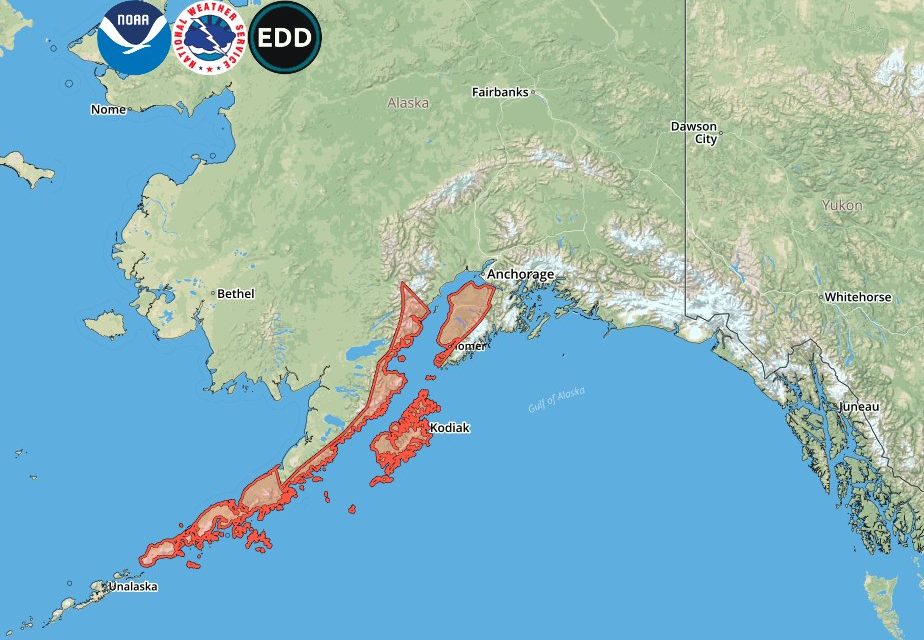 Forte terremoto e alerta de tsunami no Alasca